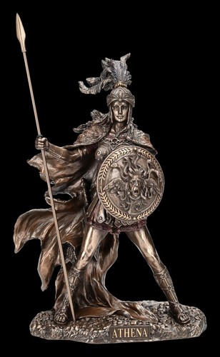 Athena figur göttin mit - athena,