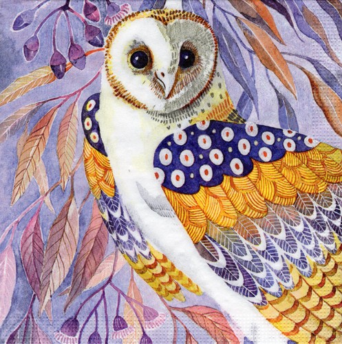 Servietten vögel eule - ~, vögel,